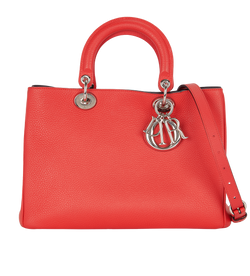 Medium Diorissimo Tote, Leather, Red, ID 0166, S/P, 2*